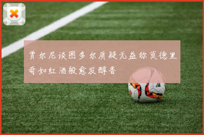 贾尔尼谈图多尔质疑无益称莫德里奇如红酒般愈发醇香