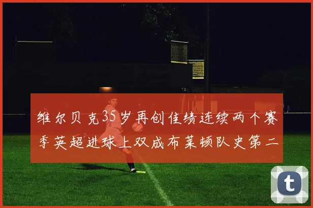 维尔贝克35岁再创佳绩连续两个赛季英超进球上双成布莱顿队史第二人
